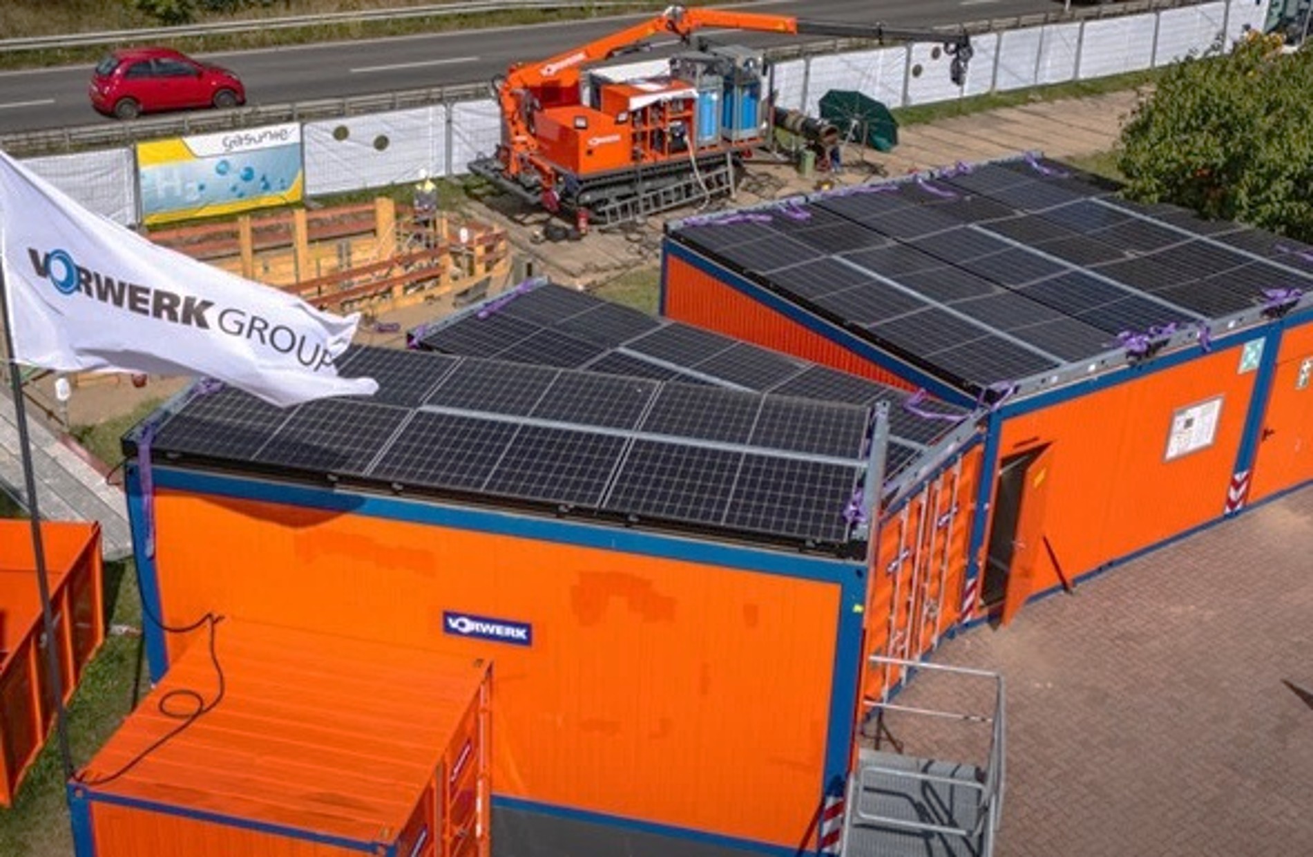 Die grüne Baustelle - Unsere emissionsarme Baustelle mit wasserstoff- und elektrobetriebener Technik