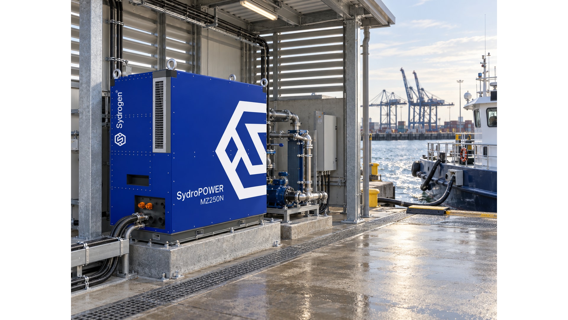 SydroPOWER Marine™ MZ250N — 245 kW Marine Fuel Cell System
