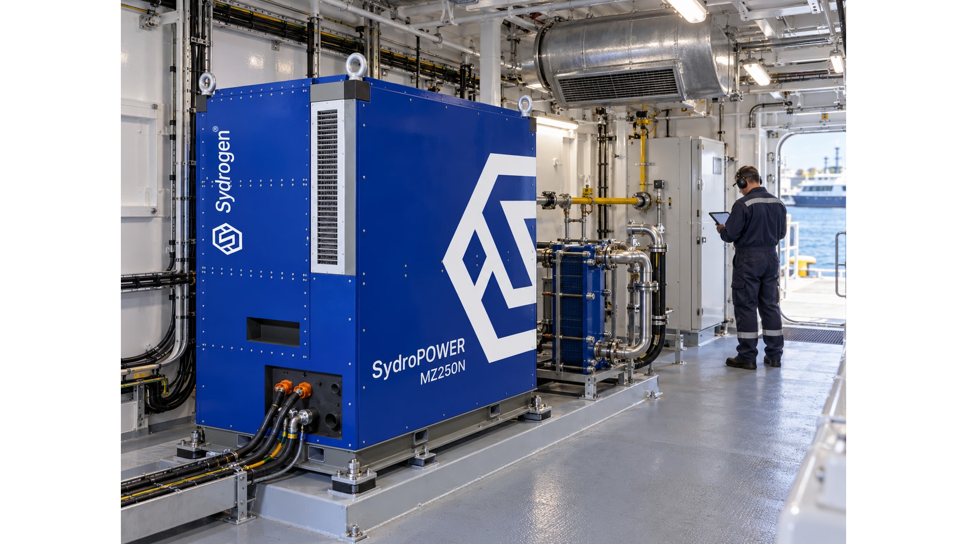 SydroPOWER Marine™ MZ250N — 245 kW Marine Fuel Cell System