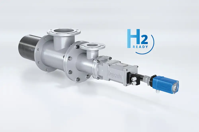 Industrial and pilot burners for up to 100% pure hydrogen