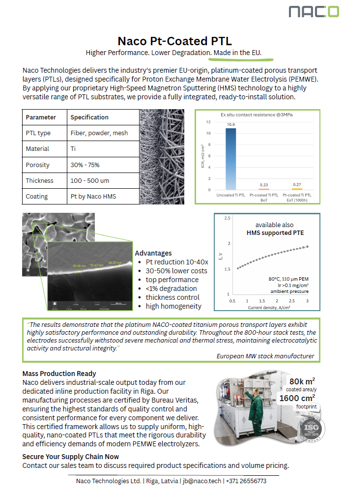 Platinum-coated components