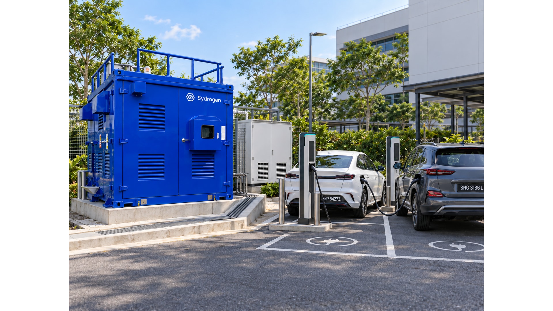 SydroPOWER Grid™ MZ100T — 100 kW Containerised Hydrogen Power