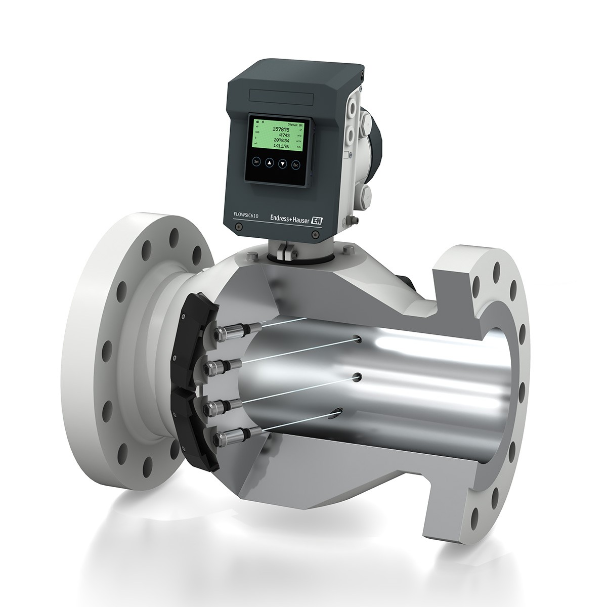 FLOWSIC610 - Ultrasonic Flowmeter for Custody Transfer Hydrogen Gas Measurement