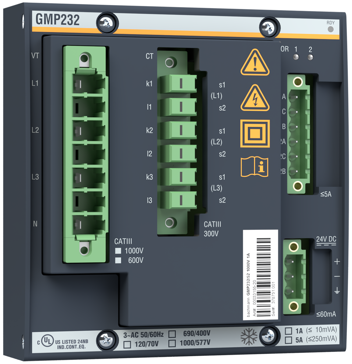 GMP232/x2 grid measurement and protection module