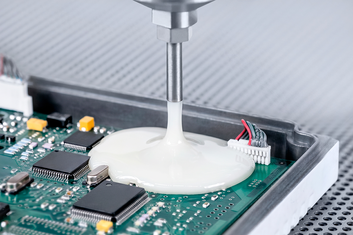 Potting materials and Thermal Interface Materials (TIM) for BoP components