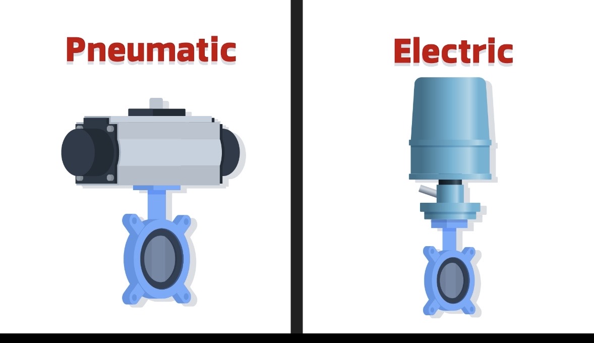 electric vs. pneumatic actuators