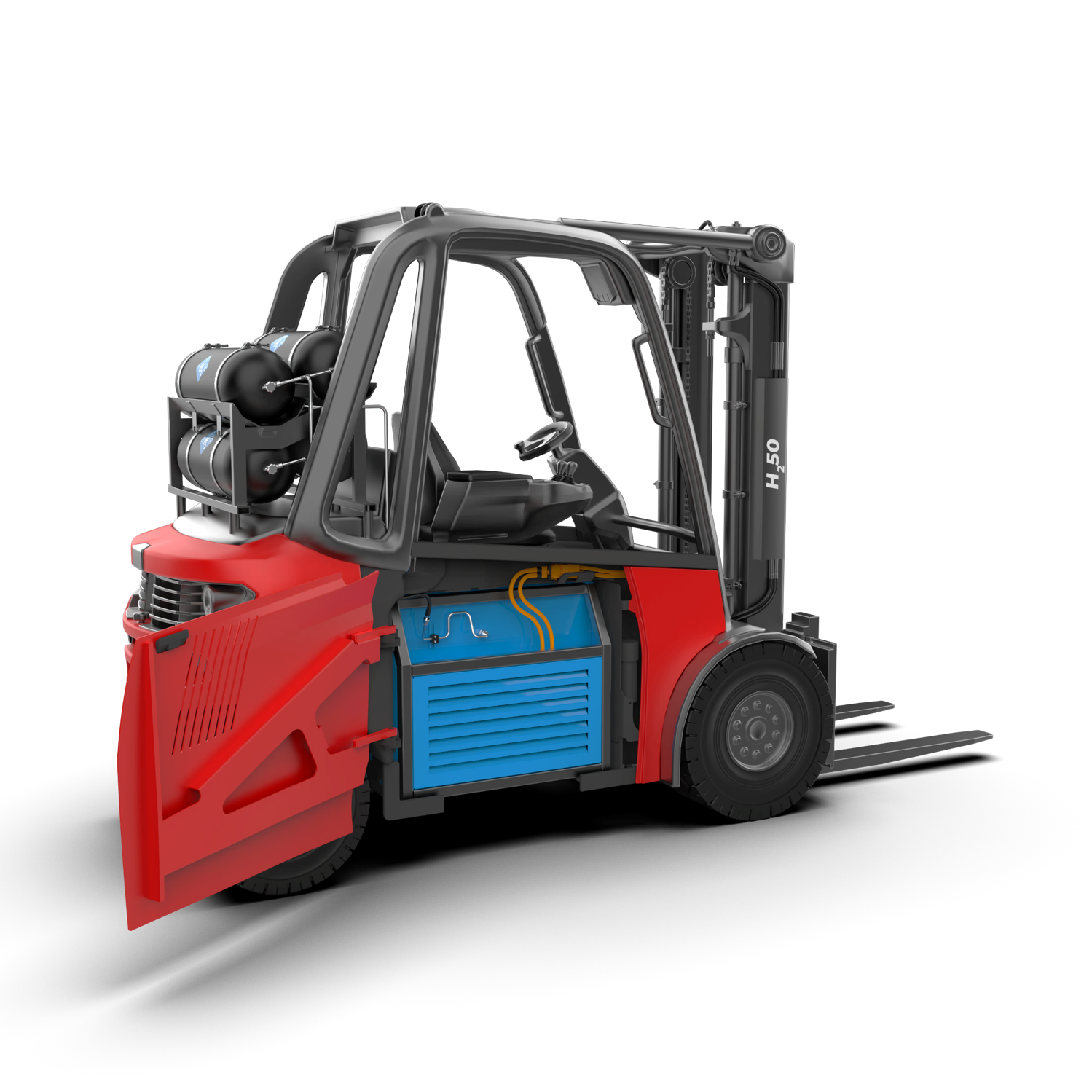 Hydrogen Drop-in Battery Replacement for Electric Forklifts