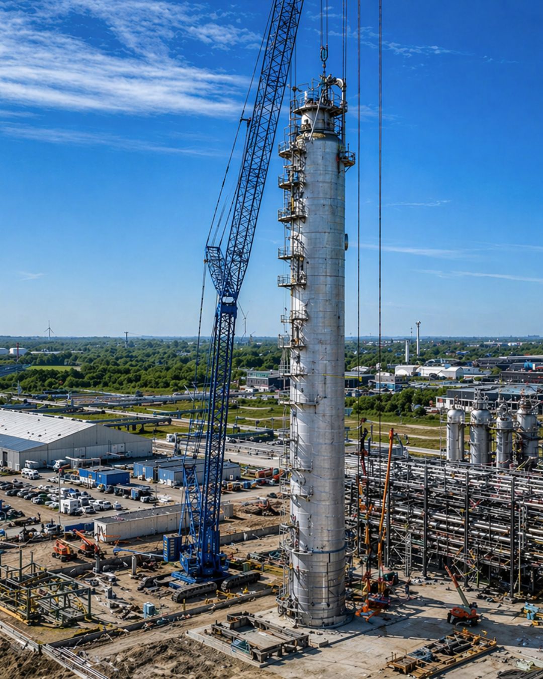 The experts for large scale process equipment assembled on site worldwide