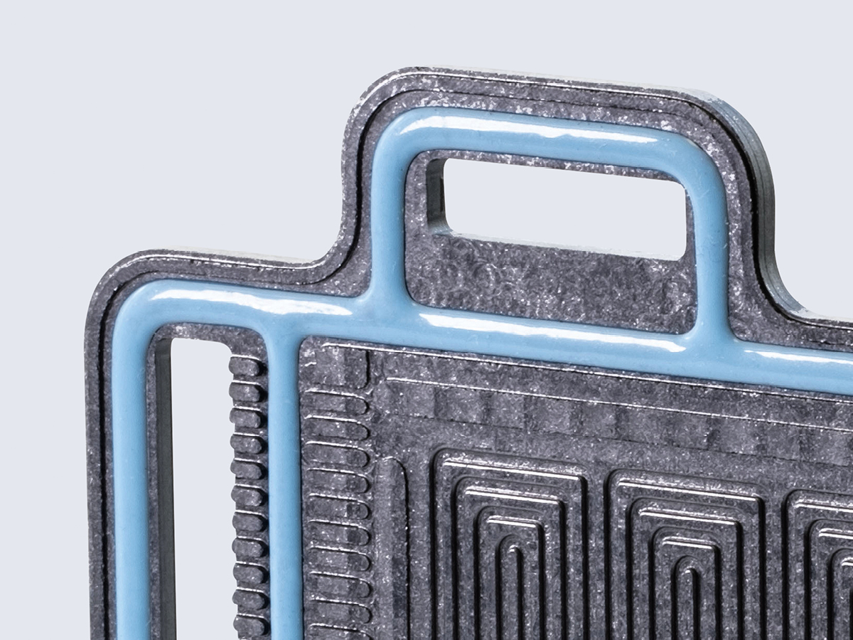 Sealants and adhesives for fuel cell and electrolyser stacks