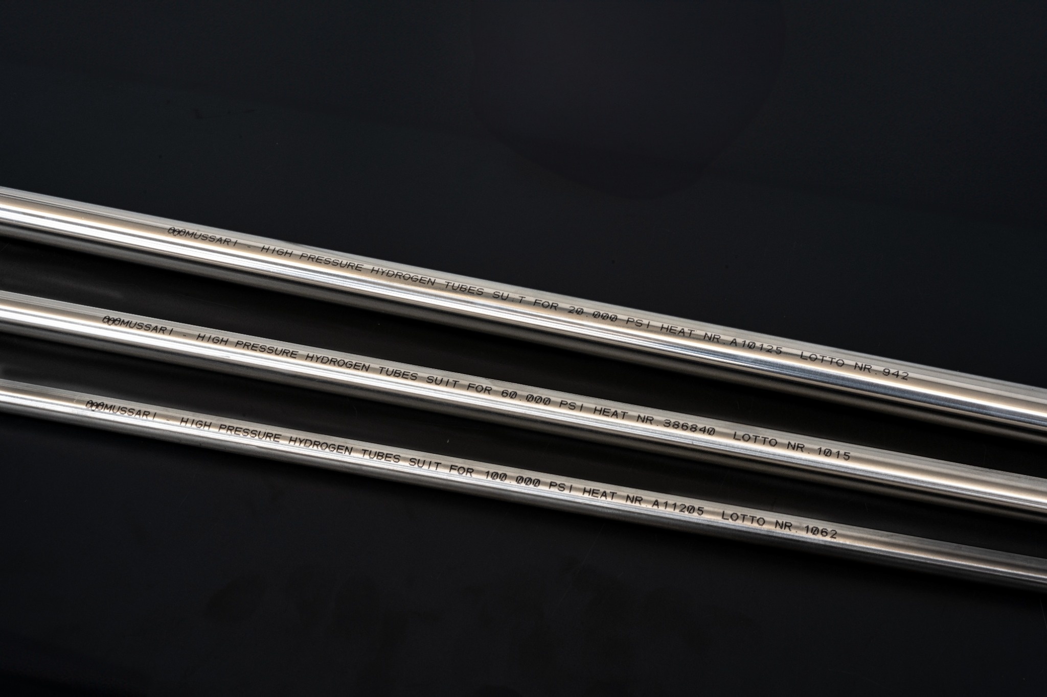 HIGH PRESSURE TUBES FOR HYDROGEN APPLICATIONS