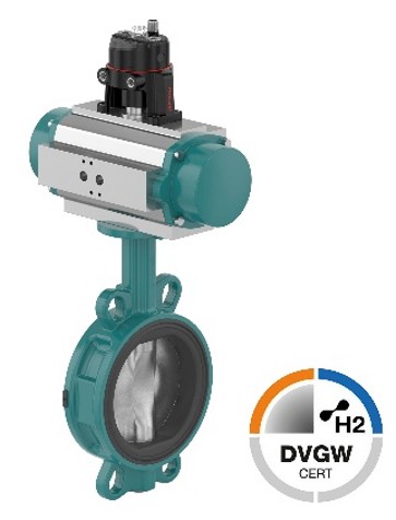 GEMÜ butterfly valves certified for hydrogen applications