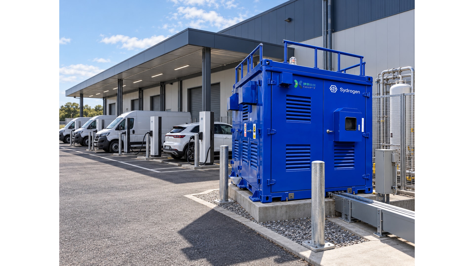 SydroPOWER Grid™ MZ200T — 200 kW Containerised Hydrogen Power