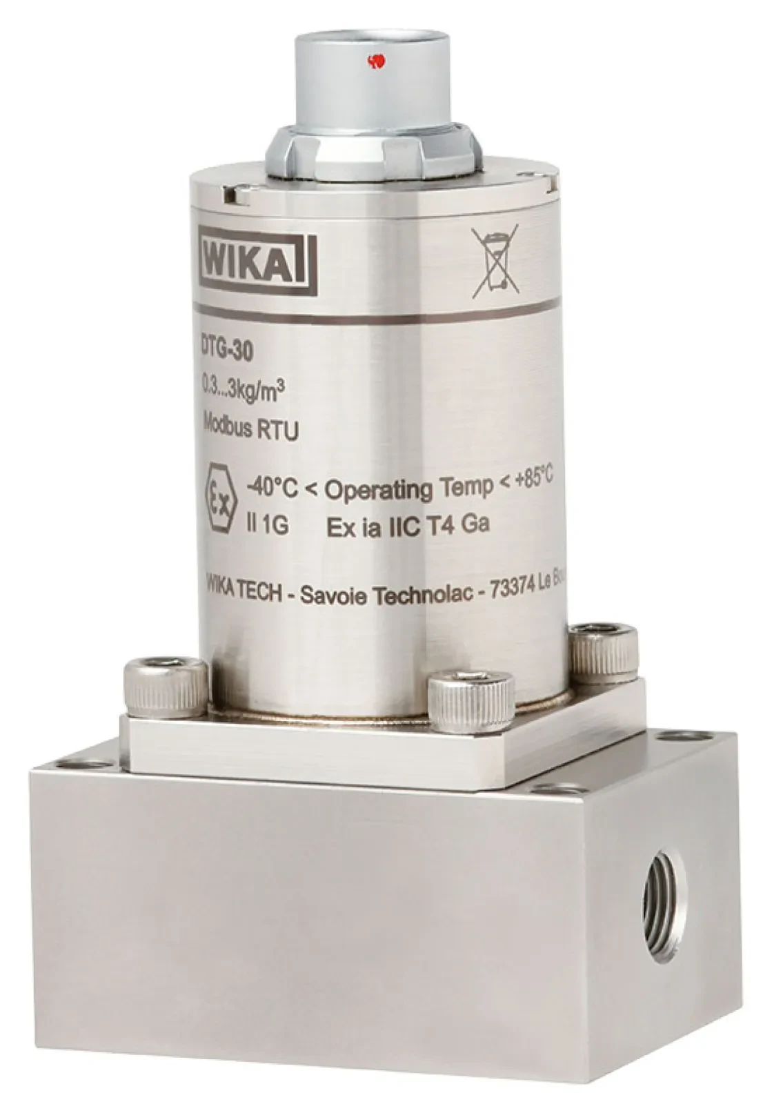 Gas density & temperature sensor, model DTG-30